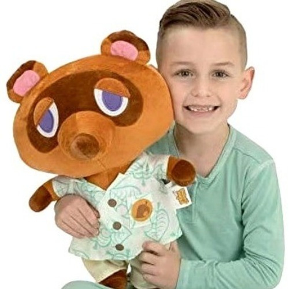 NINTENDO NEW Official 20" Animal Crossing New Horizons Tom Nook Plush Franco NWT